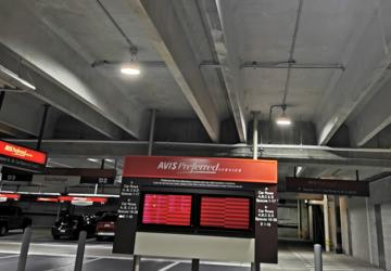 100W UFO in Parking Garage